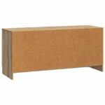 vidaXL TV skrinka Dub artisan 102 x 34,5 x 47 cm Kompozitné drevo – Obrázok 8