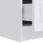 vidaXL TV skrinka Biela 147 x 34,5 x 27 cm Kompozitné drevo – Obrázok 9