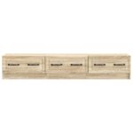 vidaXL TV skrinka Dub sonoma 147 x 34,5 x 27 cm Kompozitné drevo – Obrázok 6