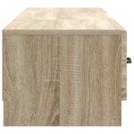 vidaXL TV skrinka Dub sonoma 147 x 34,5 x 27 cm Kompozitné drevo – Obrázok 7