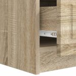 vidaXL TV skrinka Dub sonoma 147 x 34,5 x 27 cm Kompozitné drevo – Obrázok 9