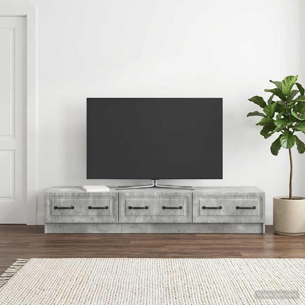 895858_1.jpg vidaXL TV skrinka Betónovo sivá 147 x 34,5 x 27 cm Kompozitné drevo – Obrázok 1