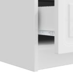 vidaXL TV skrinka Biela s vysokým leskom 147 x 34,5 x 27 cm – Obrázok 9
