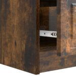 vidaXL TV skrinka Dymový dub 147 x 34,5 x 27 cm Kompozitné drevo – Obrázok 9