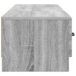 vidaXL TV skrinka Sivá sonoma 147 x 34,5 x 27 cm Kompozitné drevo – Obrázok 7