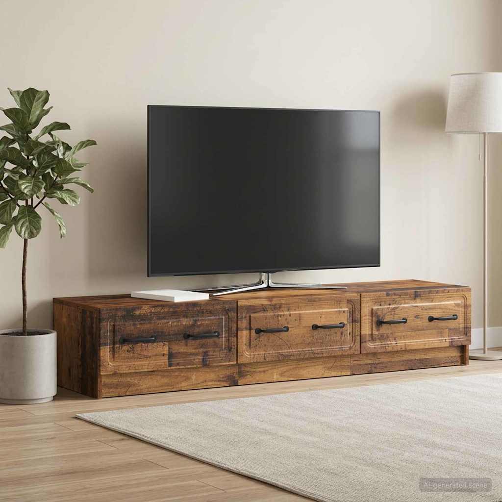 895863_1.jpg vidaXL TV skrinka Staré drevo 147 x 34,5 x 27 cm Kompozitné drevo – Obrázok 1