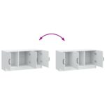 vidaXL TV skrinka Biela 99 x 34,5 x 47 cm Kompozitné drevo – Obrázok 11