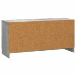 vidaXL TV skrinka Betónovo sivá 99 x 34,5 x 47 cm Kompozitné drevo – Obrázok 8