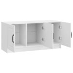 vidaXL TV skrinka Biela s vysokým leskom 99 x 34,5 x 47 cm – Obrázok 5