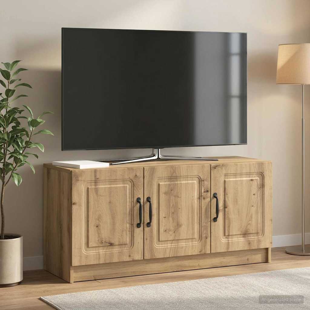 895874_1.jpg vidaXL TV skrinka Dub artisan 99 x 34,5 x 47 cm Kompozitné drevo – Obrázok 1
