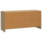 vidaXL TV skrinka Dub artisan 99 x 34,5 x 47 cm Kompozitné drevo – Obrázok 8