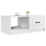 vidaXL Konferenčný stolík Biela 90 x 50 x 37 cm Kompozitné drevo – Obrázok 3