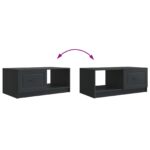 vidaXL Konferenčný stolík Čierna 90 x 50 x 37 cm Kompozitné drevo – Obrázok 10