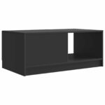 vidaXL Konferenčný stolík Čierna 90 x 50 x 37 cm Kompozitné drevo – Obrázok 7