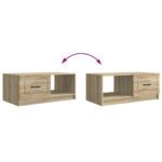 vidaXL Konferenčný stolík Dub sonoma 90 x 50 x 37 cm Kompozitné drevo – Obrázok 10