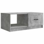 vidaXL Konferenčný stolík Betónovo sivá 90 x 50 x 37 cm – Obrázok 2