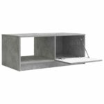 vidaXL Konferenčný stolík Betónovo sivá 90 x 50 x 37 cm – Obrázok 4