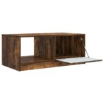 vidaXL Konferenčný stolík Dymový dub 90 x 50 x 37 cm Kompozitné drevo – Obrázok 4