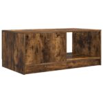 vidaXL Konferenčný stolík Dymový dub 90 x 50 x 37 cm Kompozitné drevo – Obrázok 7