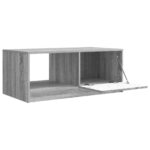 vidaXL Konferenčný stolík Sivá sonoma 90 x 50 x 37 cm Kompozitné drevo – Obrázok 4