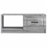 vidaXL Konferenčný stolík Sivá sonoma 90 x 50 x 37 cm Kompozitné drevo – Obrázok 5