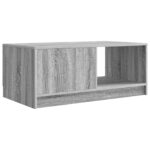 vidaXL Konferenčný stolík Sivá sonoma 90 x 50 x 37 cm Kompozitné drevo – Obrázok 7