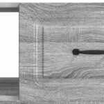 vidaXL Konferenčný stolík Sivá sonoma 90 x 50 x 37 cm Kompozitné drevo – Obrázok 9