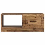 vidaXL Konferenčný stolík Staré drevo 90 x 50 x 37 cm Kompozitné drevo – Obrázok 5