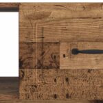 vidaXL Konferenčný stolík Staré drevo 90 x 50 x 37 cm Kompozitné drevo – Obrázok 9