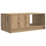 vidaXL Konferenčný stolík Dub artisan 90 x 50 x 37 cm Kompozitné drevo – Obrázok 7