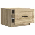vidaXL Konferenčný stolík Dub sonoma 49 x 50 x 37 cm Kompozitné drevo – Obrázok 3