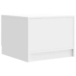 vidaXL Konferenčný stolík Biela s vysokým leskom 49 x 50 x 37 cm – Obrázok 7