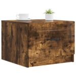 vidaXL Konferenčný stolík Dymový dub 49 x 50 x 37 cm Kompozitné drevo – Obrázok 2