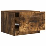 vidaXL Konferenčný stolík Dymový dub 49 x 50 x 37 cm Kompozitné drevo – Obrázok 3