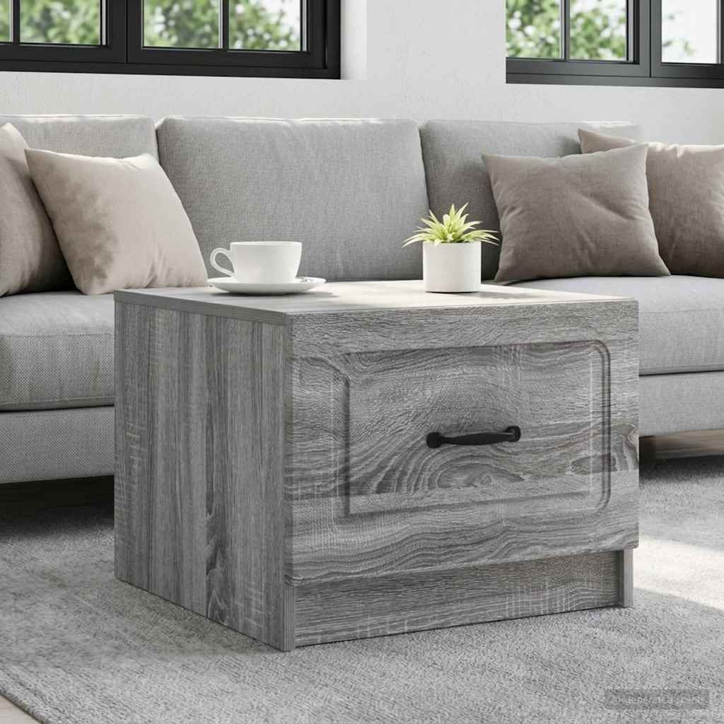 895891_1.jpg vidaXL Konferenčný stolík Sivá sonoma 49 x 50 x 37 cm Kompozitné drevo – Obrázok 1
