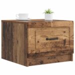 vidaXL Konferenčný stolík Staré drevo 49 x 50 x 37 cm Kompozitné drevo – Obrázok 2