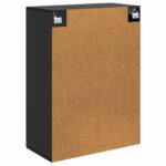 vidaXL Nástenná skrinka Čierna 66 x 34,5 x 90 cm Kompozitné drevo – Obrázok 5