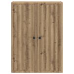 vidaXL Nástenná skrinka Dub artisan 66 x 34,5 x 90 cm Kompozitné drevo – Obrázok 3