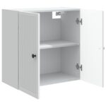 vidaXL Nástenná skrinka Biela 59 x 31 x 60 cm Kompozitné drevo – Obrázok 2