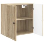 vidaXL Nástenná skrinka Dub sonoma 59 x 31 x 60 cm Kompozitné drevo – Obrázok 2