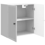 vidaXL Nástenná skrinka Biela s vysokým leskom 59 x 31 x 60 cm – Obrázok 2