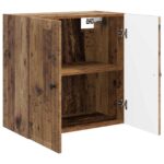 vidaXL Nástenná skrinka Staré drevo 59 x 31 x 60 cm Kompozitné drevo – Obrázok 2