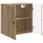 vidaXL Nástenná skrinka Dub artisan 59 x 31 x 60 cm Kompozitné drevo – Obrázok 2