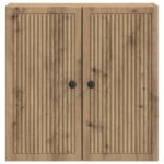 vidaXL Nástenná skrinka Dub artisan 59 x 31 x 60 cm Kompozitné drevo – Obrázok 3