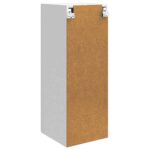 vidaXL Nástenná skrinka Biela 33 x 34,5 x 90 cm Kompozitné drevo – Obrázok 5