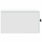 vidaXL Nástenná nočná skrinka Nástenný 2 pcs Biela 33 x 34,5 x 20 cm – Obrázok 6