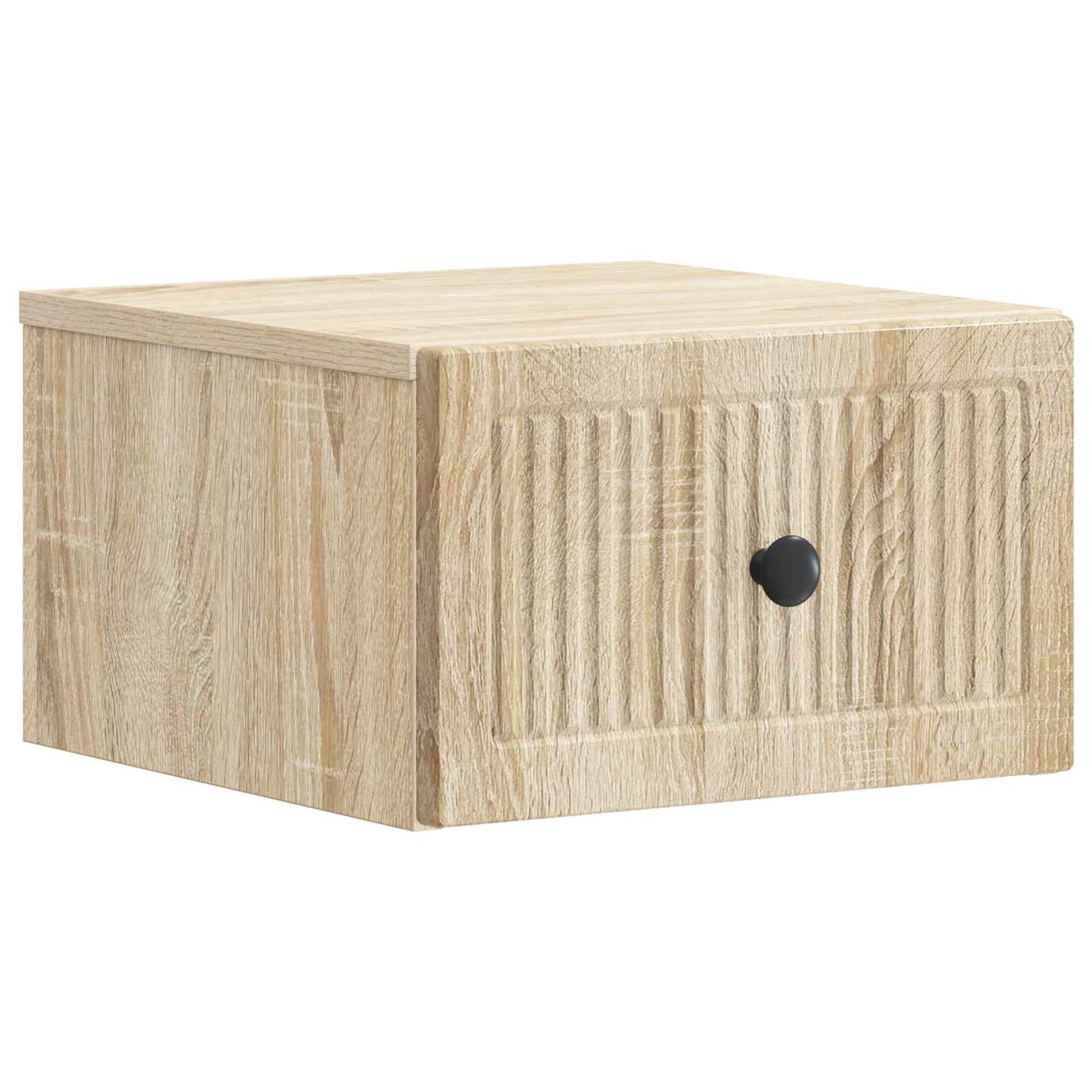 897919_1.jpg vidaXL Nástenná nočná skrinka so zásuvkou Dub sonoma 33 x 34,5 x 20 cm – Obrázok 1