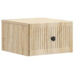vidaXL Nástenná nočná skrinka 2 pcs Dub sonoma 33 x 34,5 x 20 cm – Obrázok 3