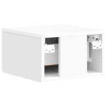 vidaXL Nástenná nočná skrinka Biela s vysokým leskom 33 x 34,5 x 20 cm – Obrázok 6