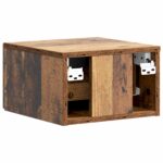 vidaXL Nástenná nočná skrinka Nástenný Staré drevo 33 x 34,5 x 20 cm – Obrázok 6
